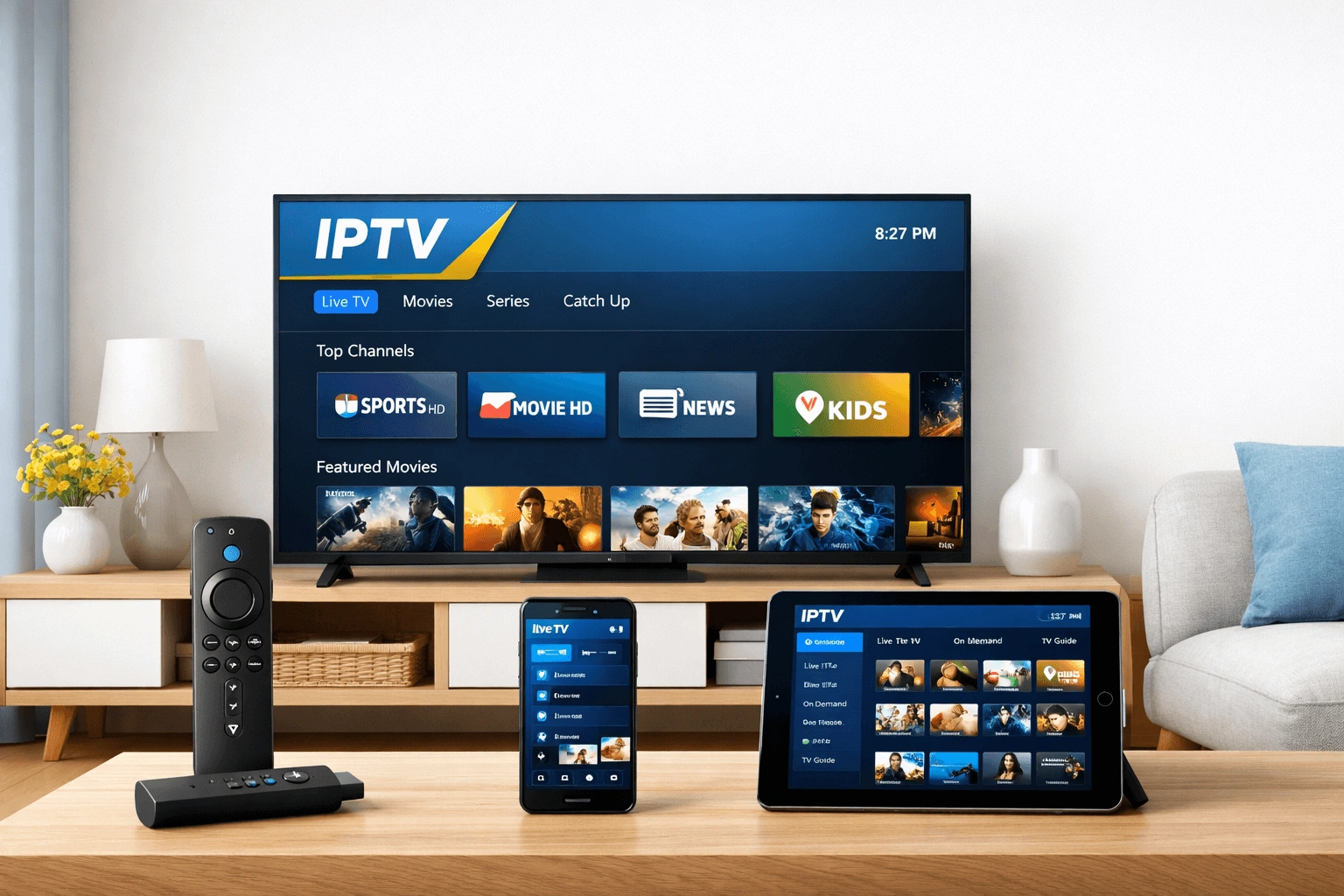 IPTV Malta Smart TV app download step 1