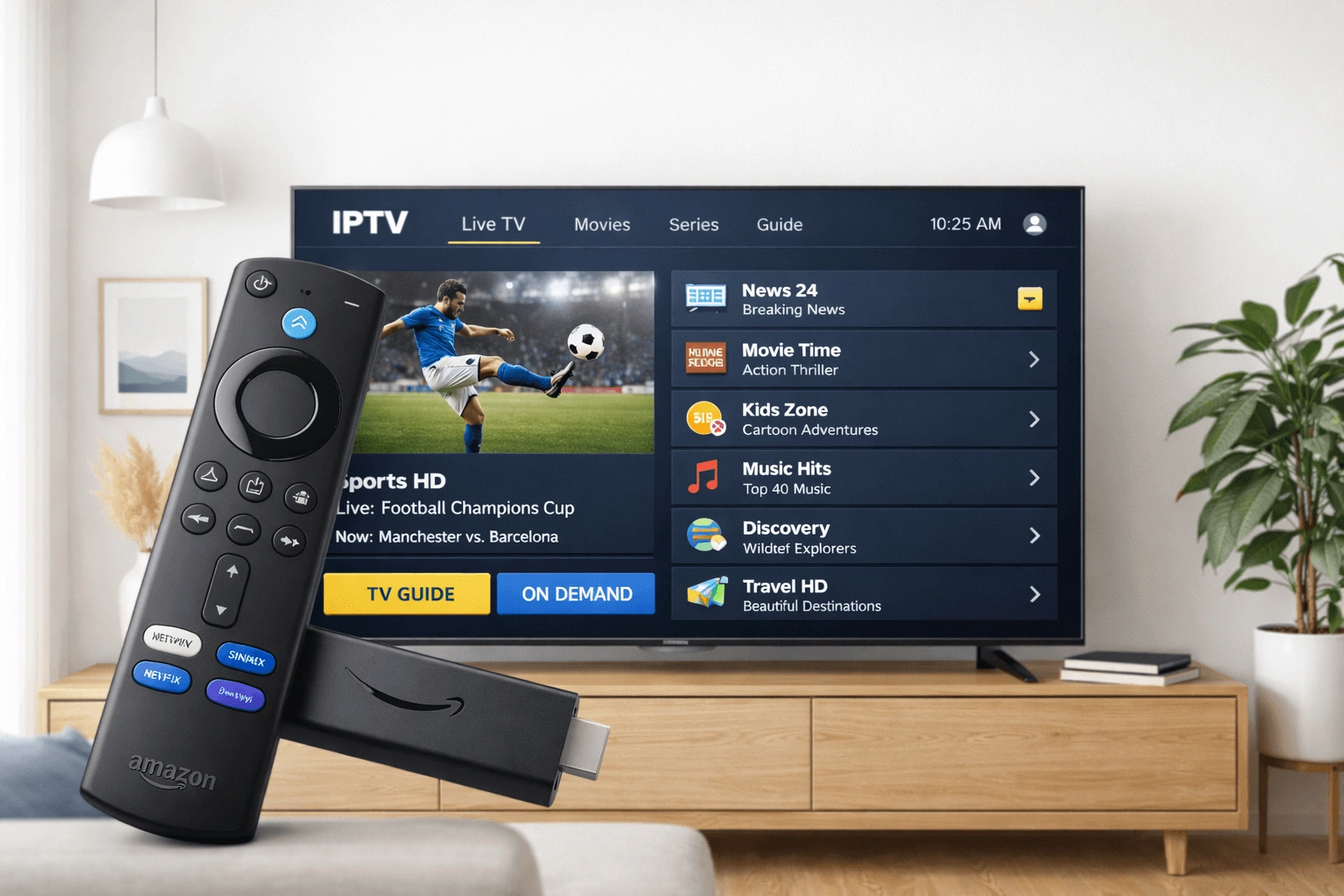 Amazon Firestick IPTV subscription Malta most popular device