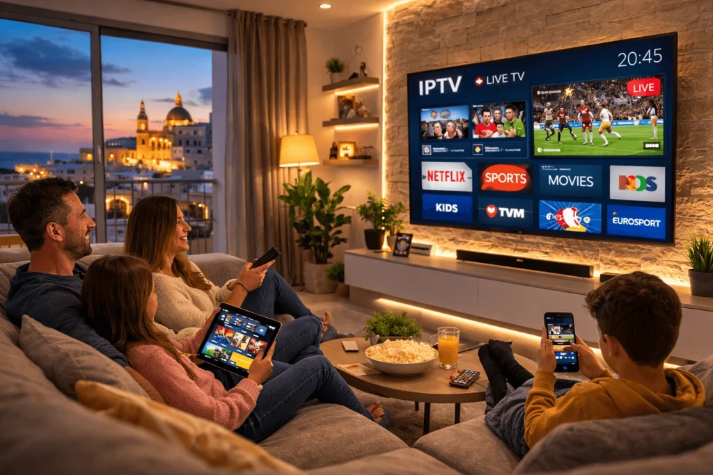 IPTV multiple screens Malta
